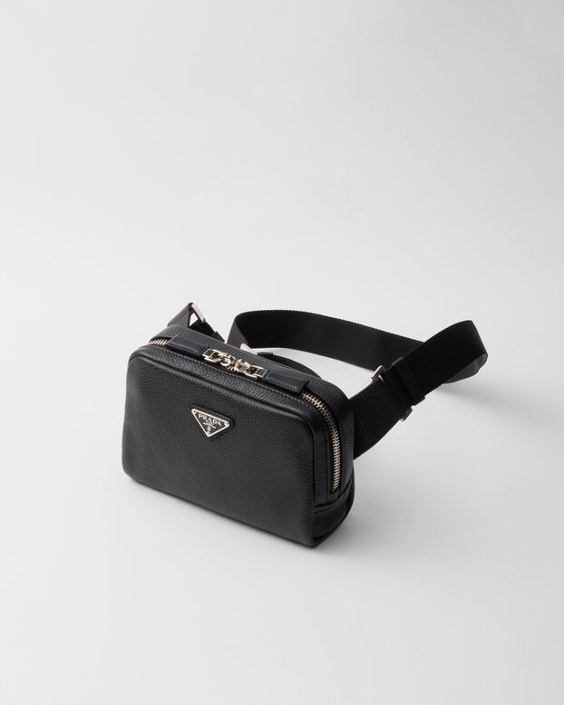Leather shoulder bag, , hi-res