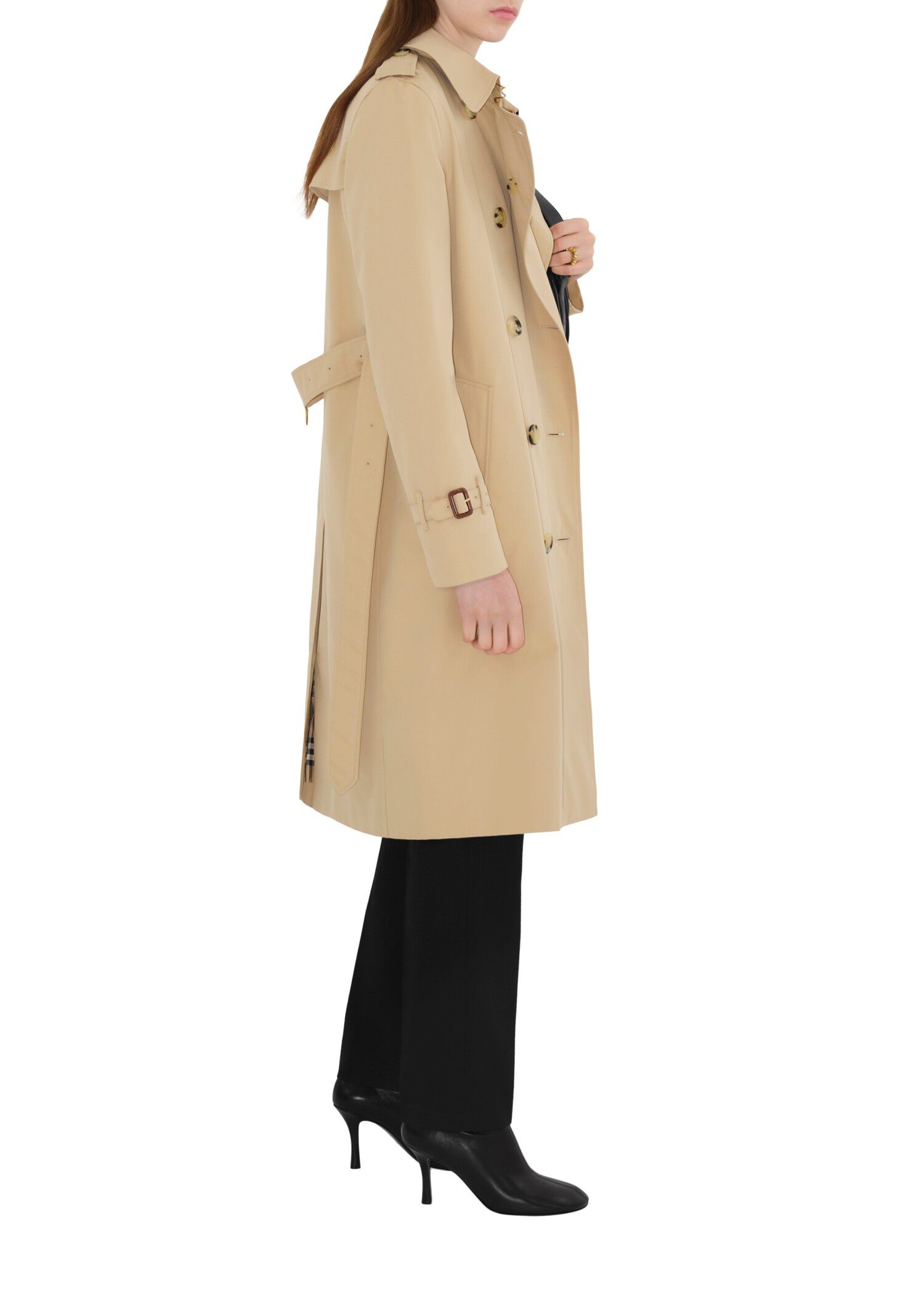 Burberry Long Kensington Heritage Trench Coat Coats Jackets