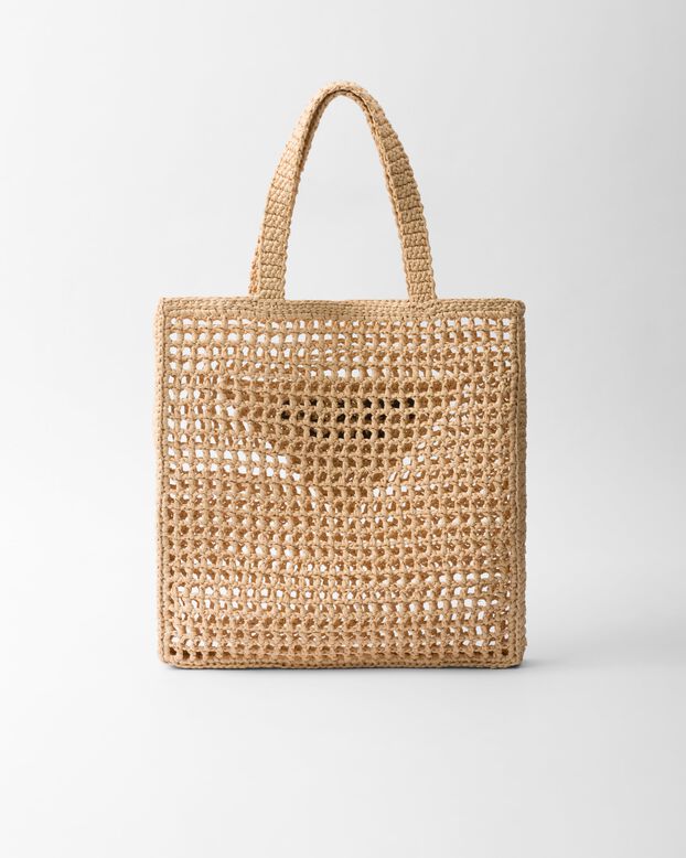 Crochet tote bag, , hi-res