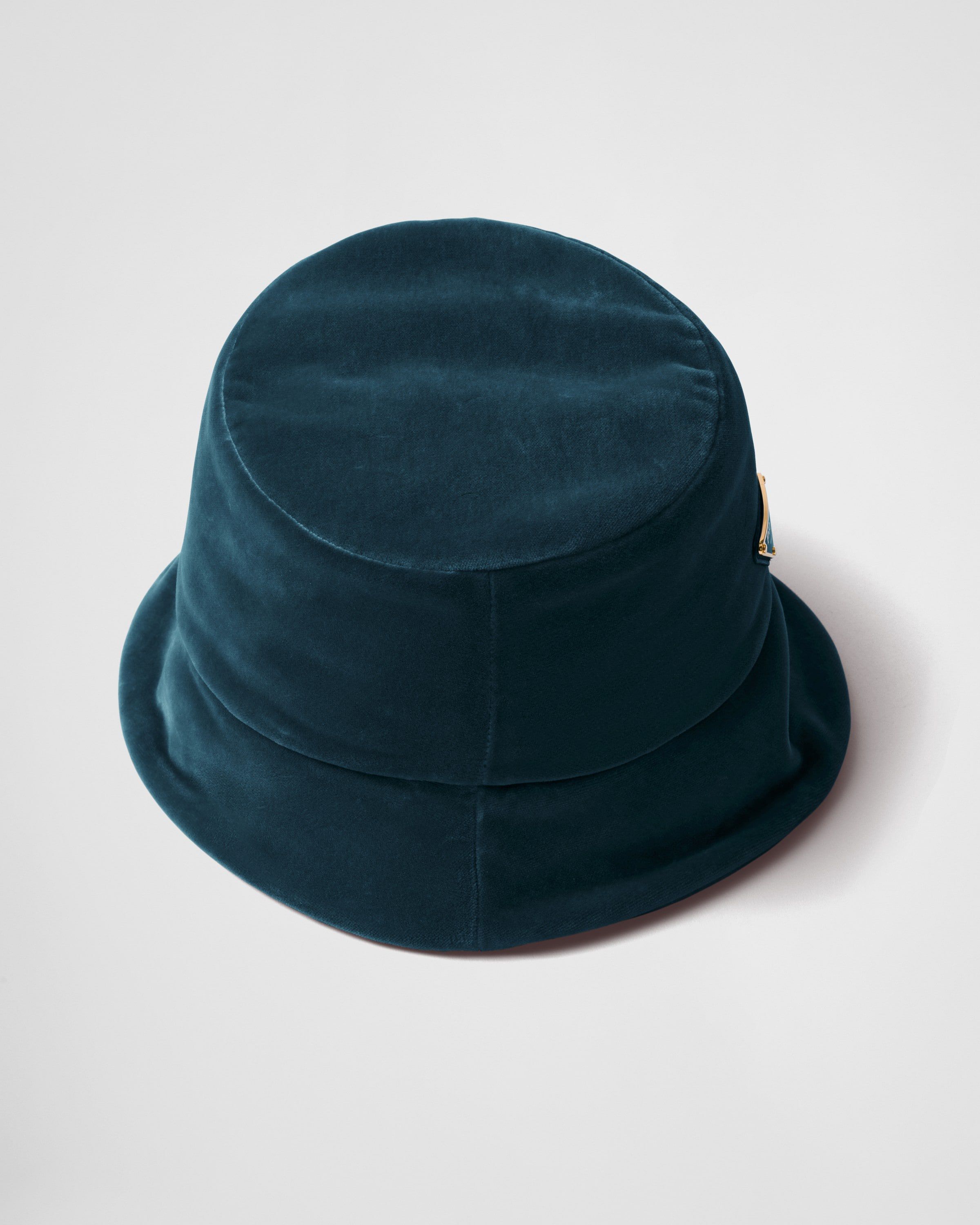 Velvet bucket hat