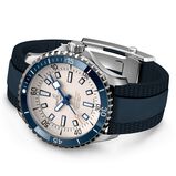 Superocean Automatic 42 Stainless Steel Rubber Strap Watch, , hi-res