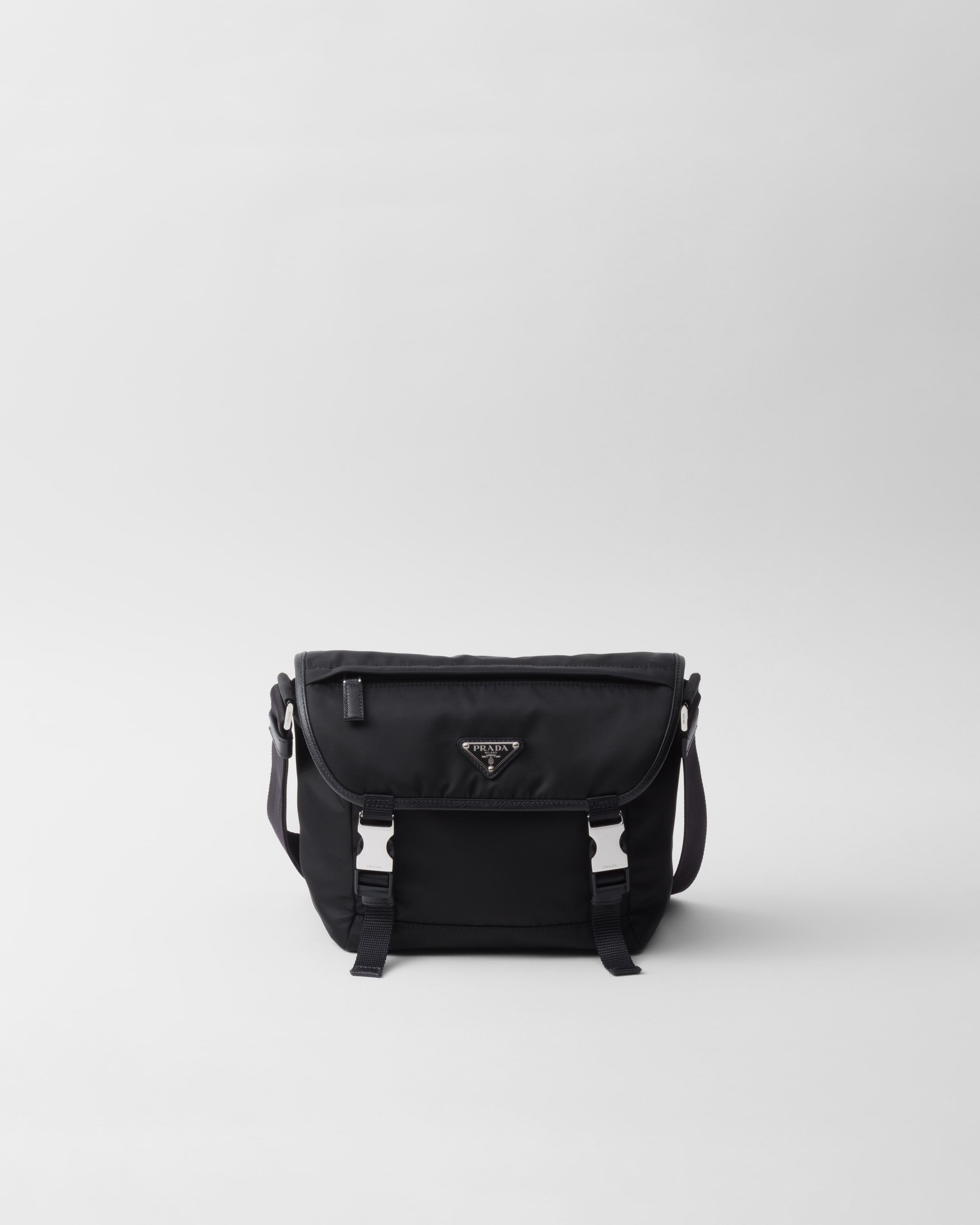 Prada technical fabric shoulder bag store