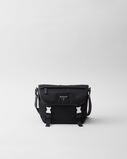 Re-Nylon and Saffiano leather shoulder bag, , hi-res