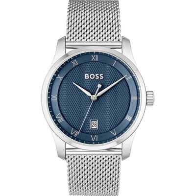 Principle Man Silver Steel Blue