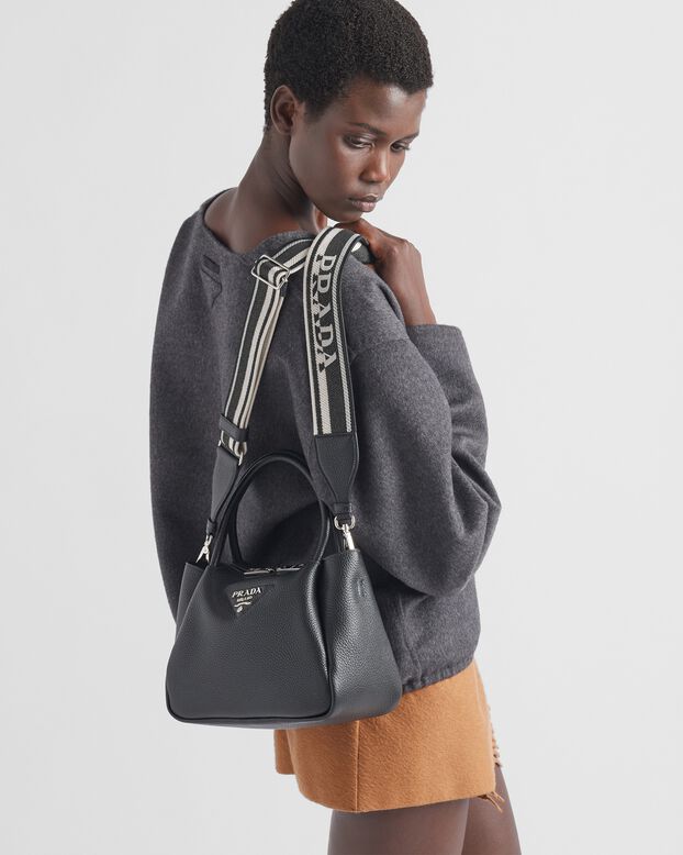 Small leather handbag, , hi-res