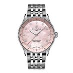 Navitimer 32mm Ladies Watch Pink Mother Of Pearl