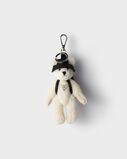 Teddy keychain charm, , hi-res