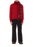 Reversible Check Cashmere Scarf, , hi-res