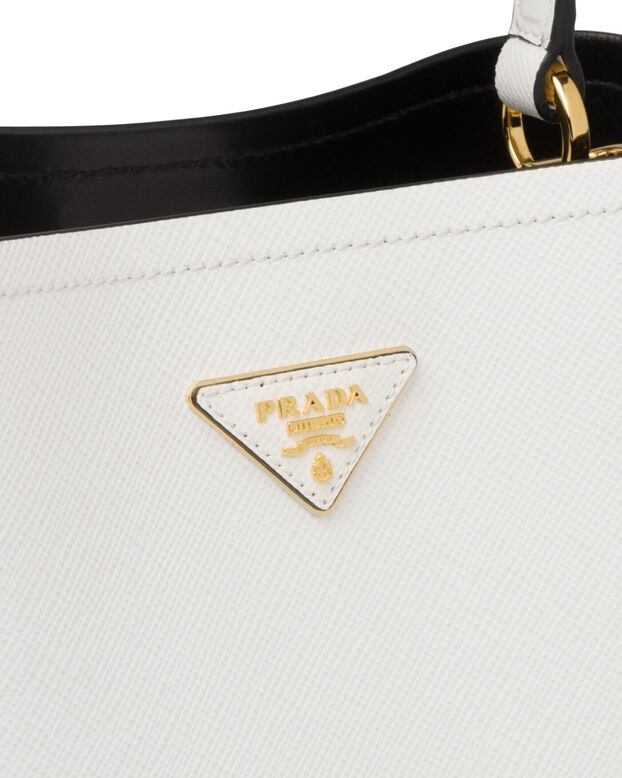 Medium Saffiano Leather Prada Panier Bag, , hi-res