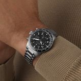 Pilot Performance Chronograph 41mm AMG Mens Watch Black Titanium, , hi-res