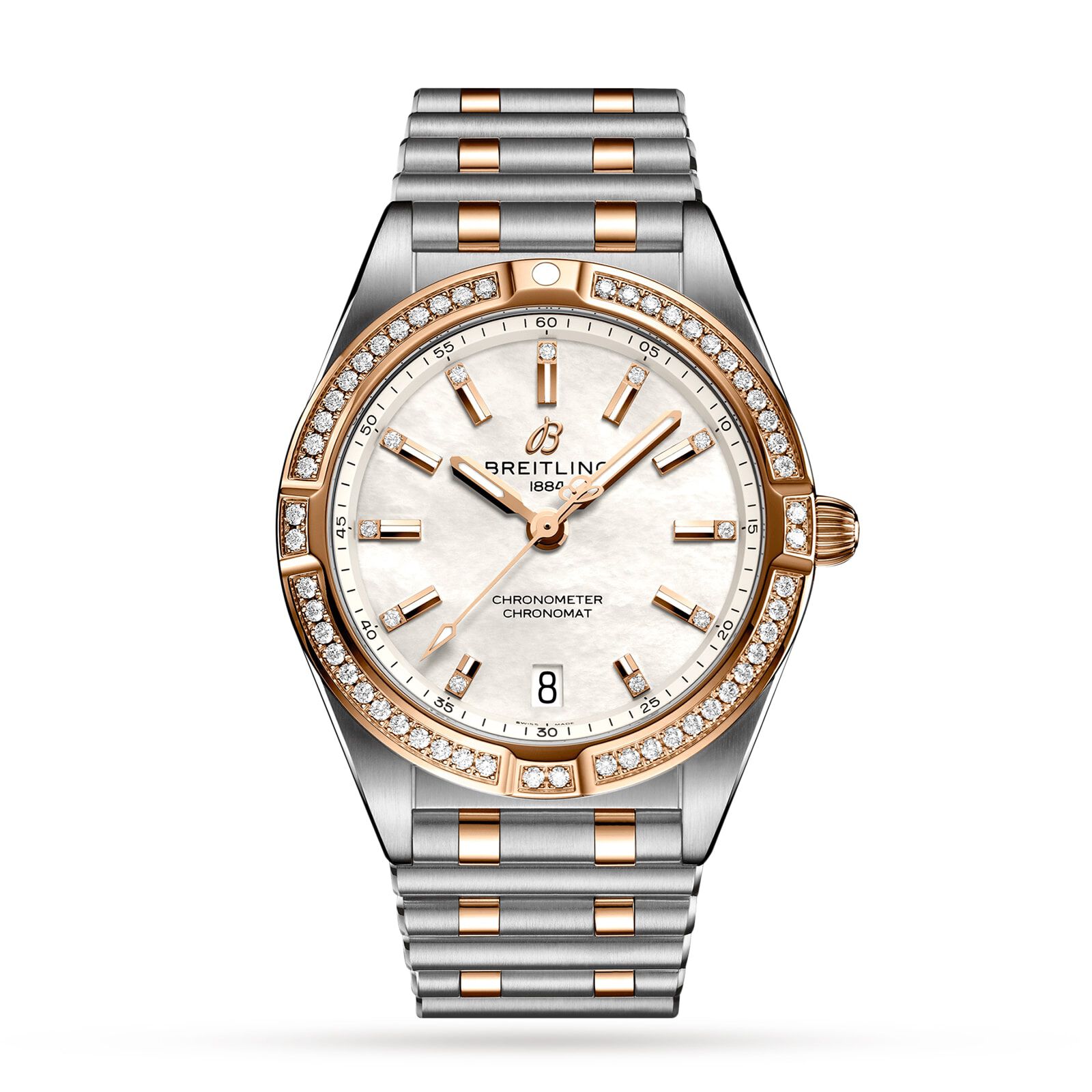 Breitling chronomat steel gold on sale