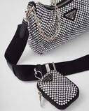Prada Re-Edition 2005 satin bag with crystals, , hi-res