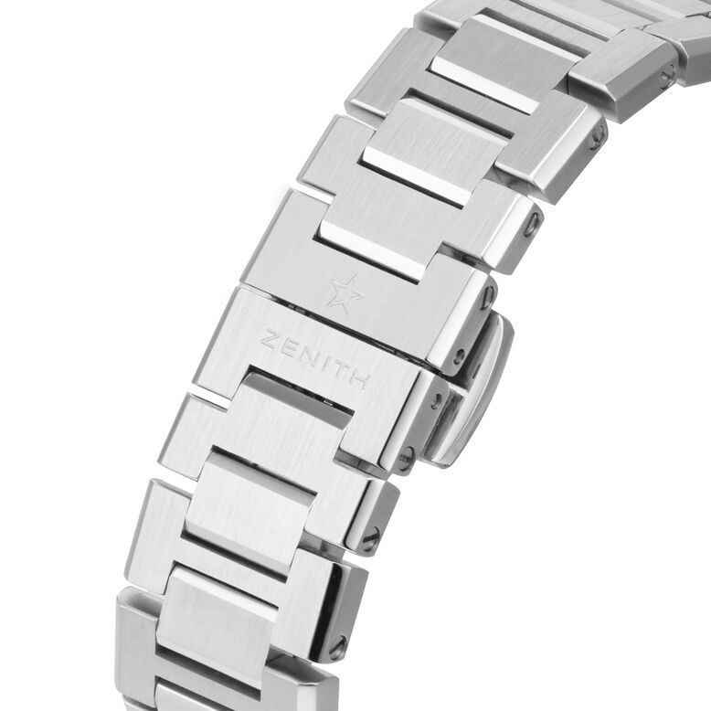 Defy Skyline 36mm Steel Automatic Watch - Green, , hi-res