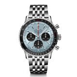 Navitimer B01 Chronograph 43 Stainless Steel Ice Blue Watch, , hi-res