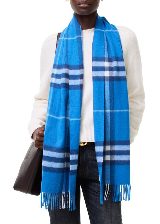 Check Cashmere Scarf, , hi-res