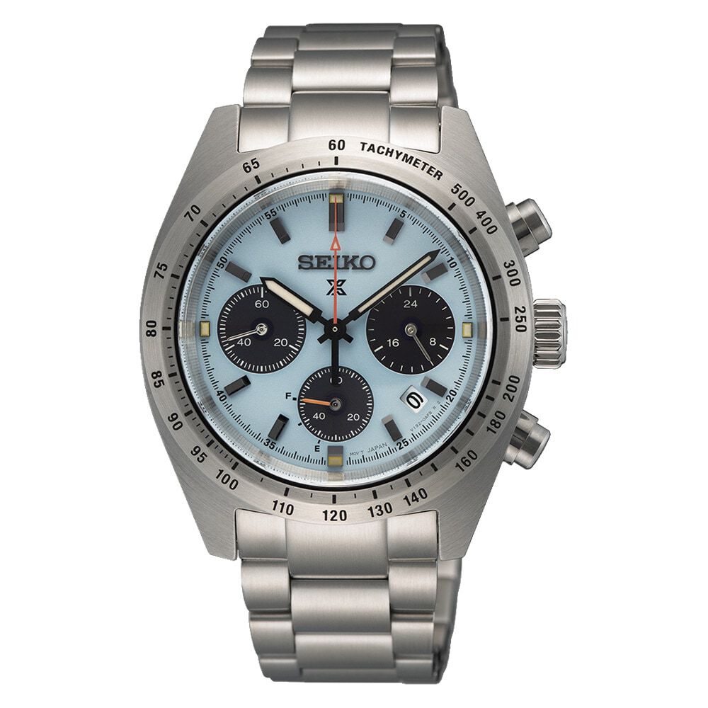 Prospex Speedometer Solar Speedtimer Chronograph European Exclusive Limited Edition 39mm Mens Watch Blue Fine Watches Heathrow Reserve Collect