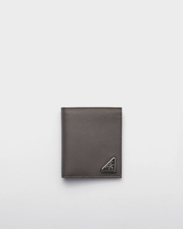 Saffiano leather wallet, , hi-res