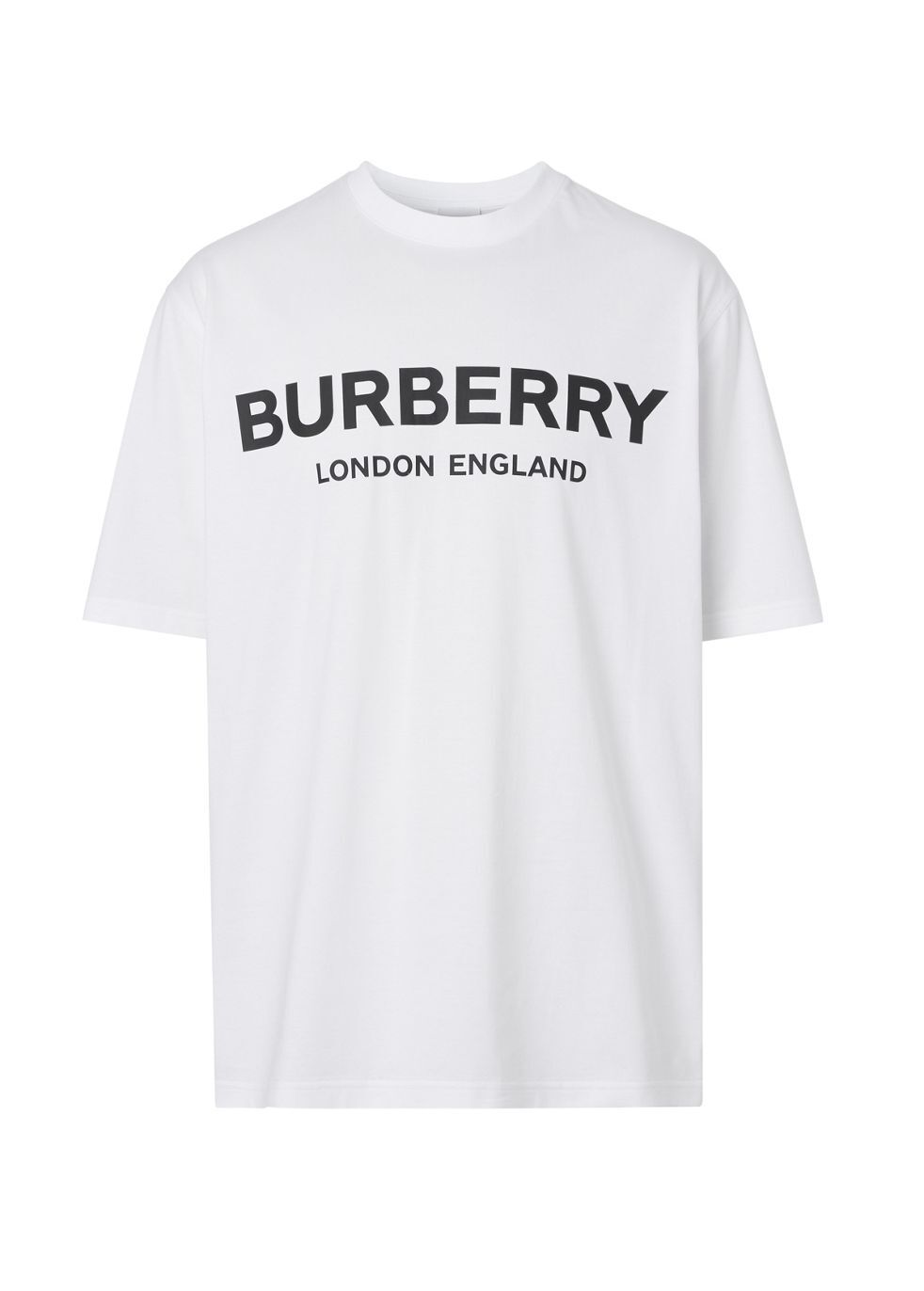 Burberry Logo Print Cotton T-shirt Tops | Heathrow Boutique