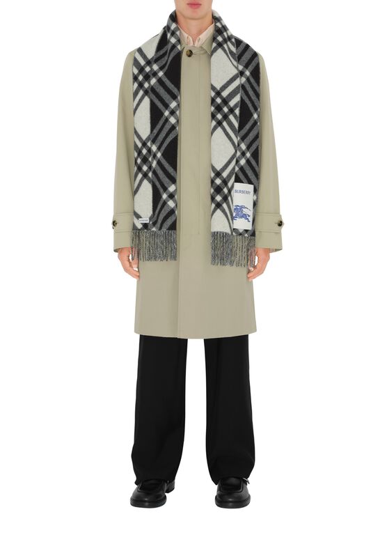 Check Cashmere Scarf, , hi-res