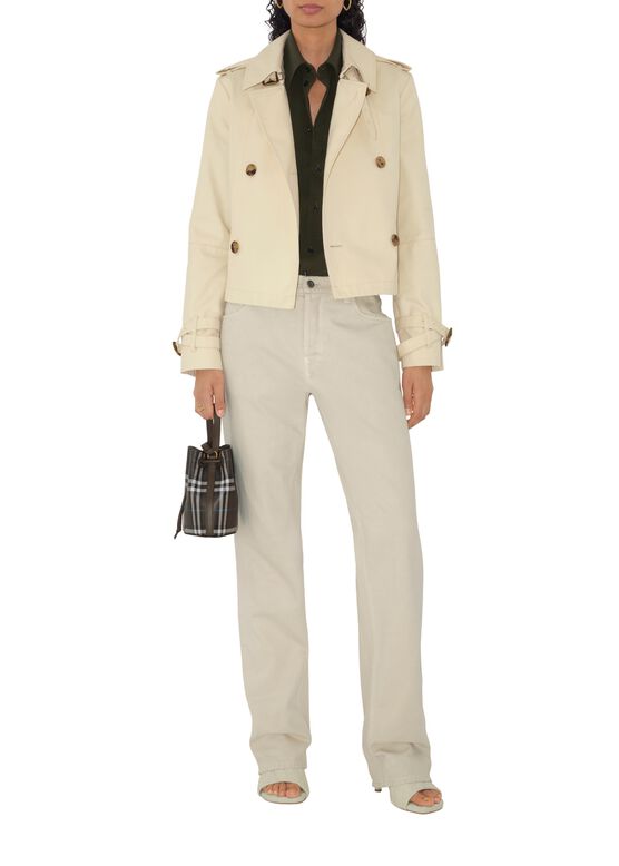 Mini Check Bucket Bag, , hi-res