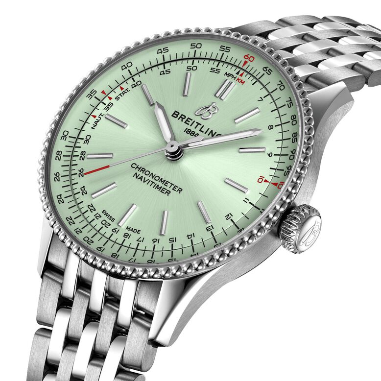 Navitimer 36mm Ladies Watch Green, , hi-res