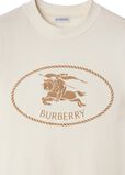 Knight Stamp Cotton T-shirt, , hi-res
