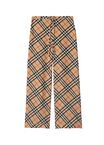 Check Silk Pyjama Trousers