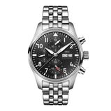 Pilot Chronograph 41mm Mens Watch Black, , hi-res