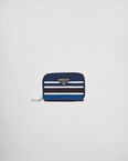 Printed Saffiano leather coin purse