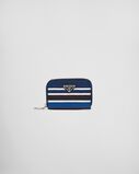 Printed Saffiano leather coin purse, , hi-res