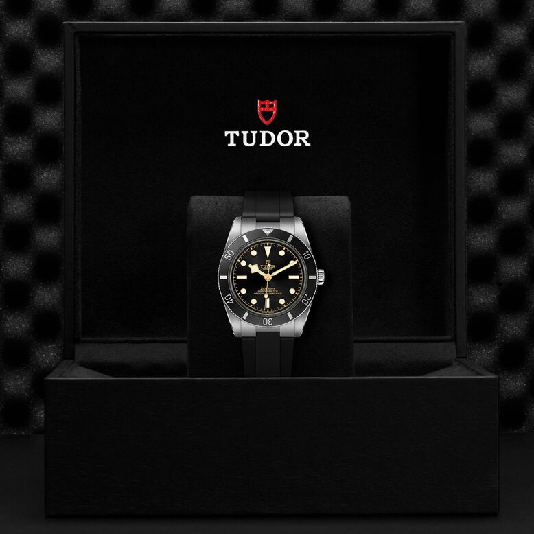 Black Bay 54 Manufacture Calibre MT5400 &#40;COSC&#41; 37mm Steel Case Black Rubber Strap, , hi-res