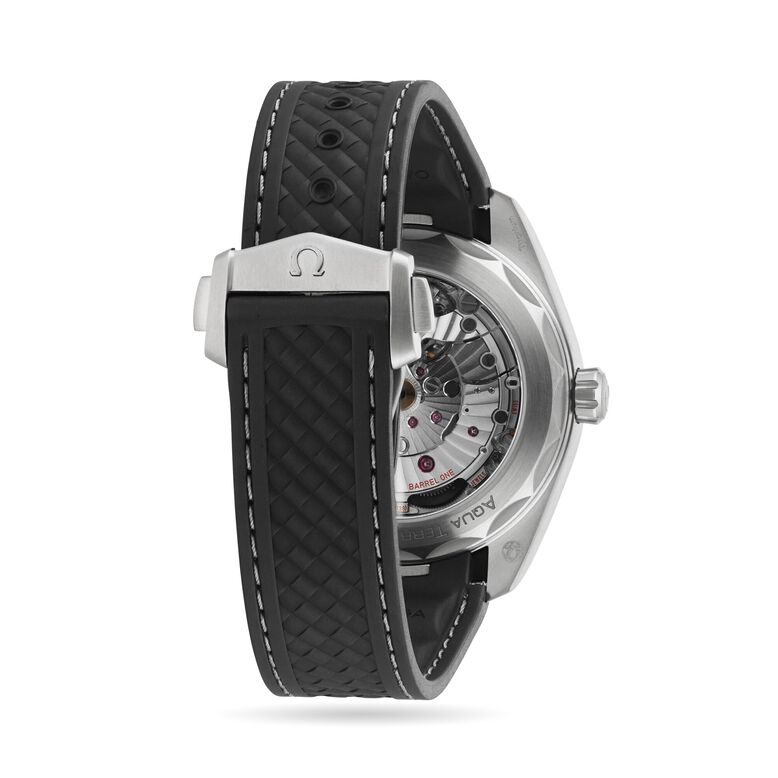 Seamaster Aqua Terra 150m Co Axial Master Chronometer GMT Worldtimer 43mm Mens Watch Black Rubber, , hi-res