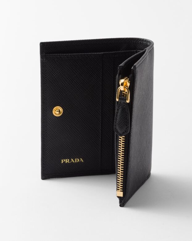 Small Saffiano leather wallet, , hi-res