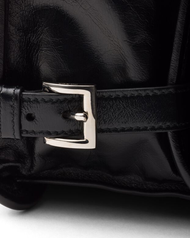Leather shoulder bag, , hi-res