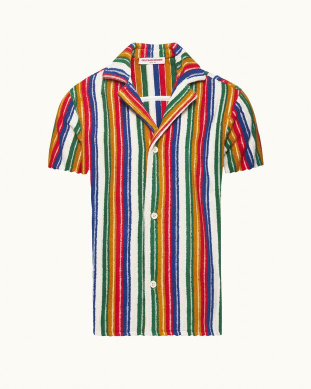 Howell Sunset Towelling Stripe Multi, , hi-res