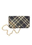 Check Chain Strap Wallet