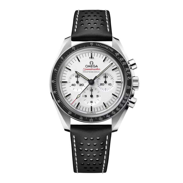 Speedmaster Moonwatch Professional 42mm Mens Watch White Rubber, , hi-res