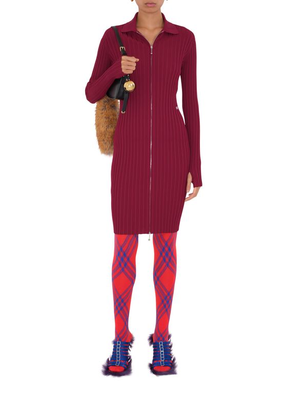 Rib-knit Dress, , hi-res
