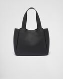 Large leather tote, , hi-res