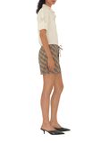 Check Cotton Pyjama Shorts, , hi-res