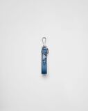Saffiano leather keychain, , hi-res