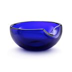Elsa Peretti® Thumbprint bowl in cobalt Venetian glass. More sizes available. - Size 7 in
