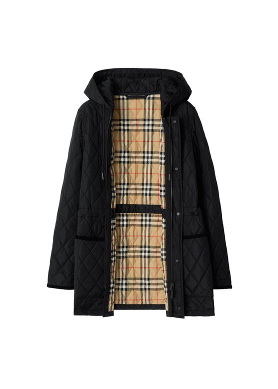 Quilted Nylon Parka, , hi-res
