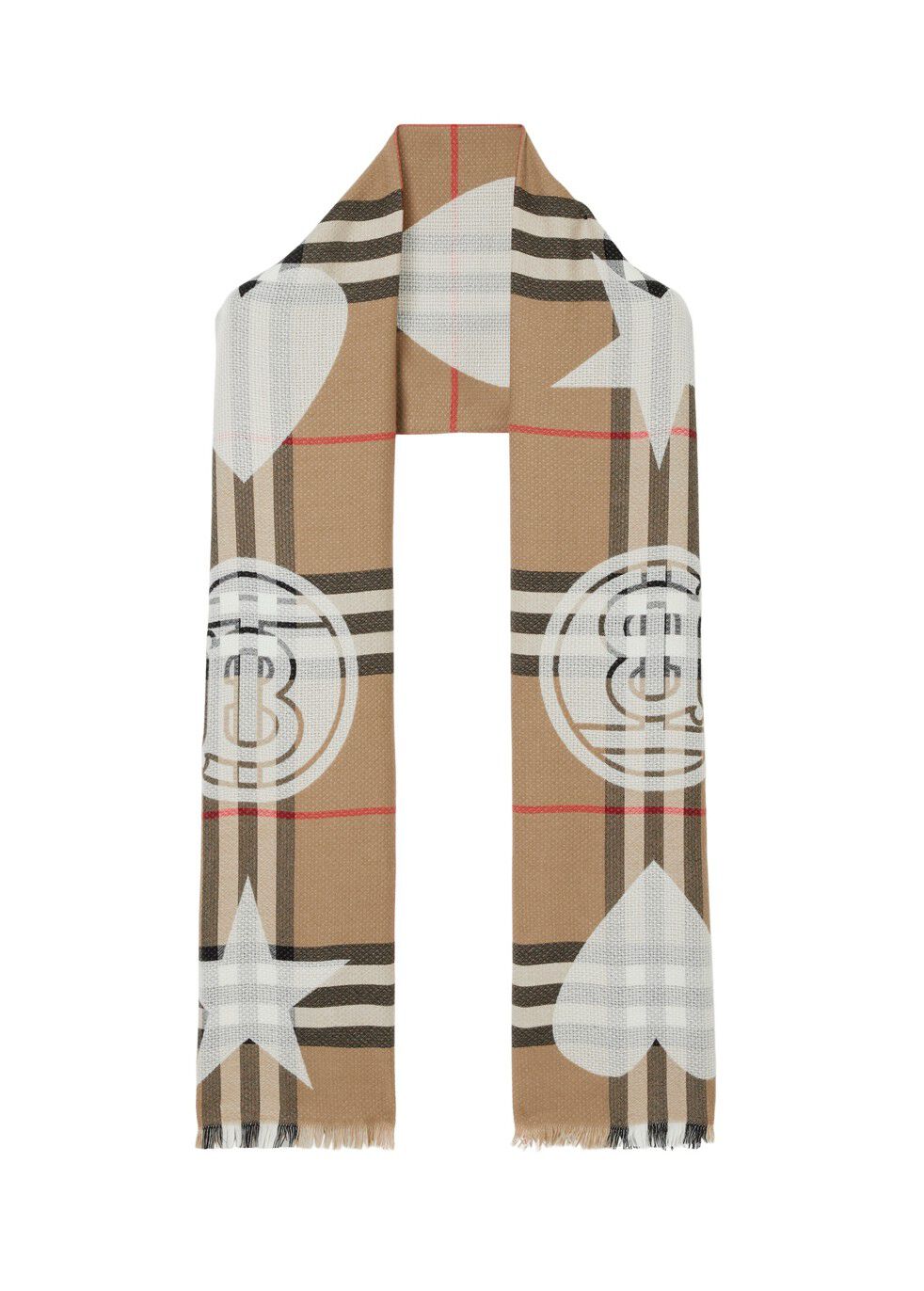 Montage Cashmere Wool Silk Scarf
