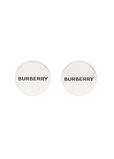 Logo Detail Palladium-plated Cufflinks, , hi-res