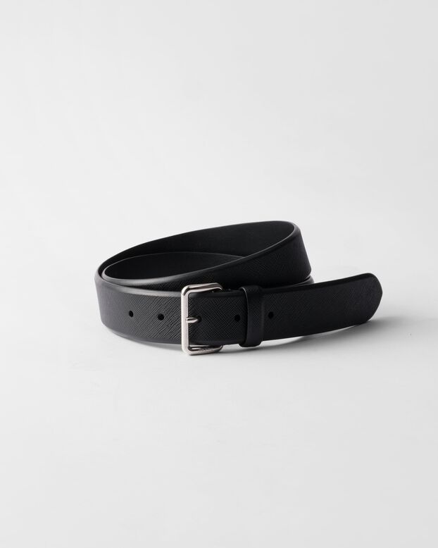 Saffiano belt, , hi-res