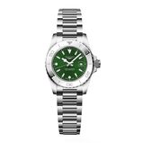 Hydroconquest 30mm Quartz Ladies Watch Green Dial Stainless Steel Bracelet, , hi-res