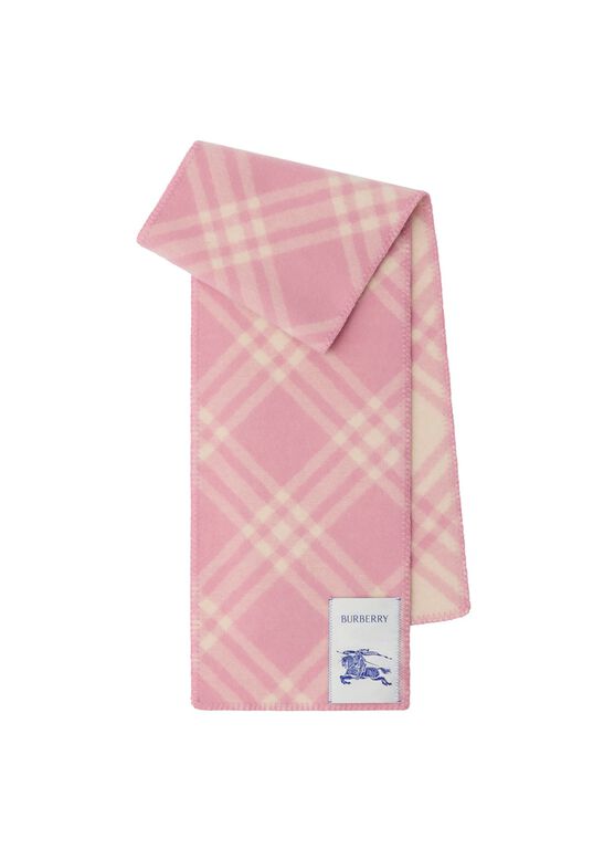 Check Wool Scarf, , hi-res