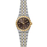 Royal S&amp;G 34mm Steel Case Diamond-Set Chocolate Dial, , hi-res
