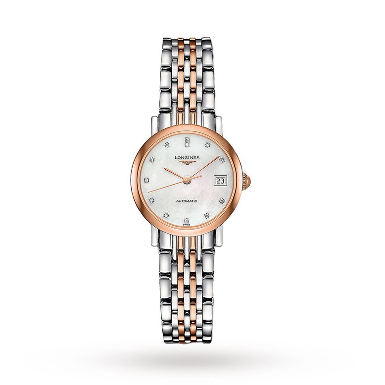 Elegant 25.5mm Diamond Automatic Ladies Watch, , hi-res